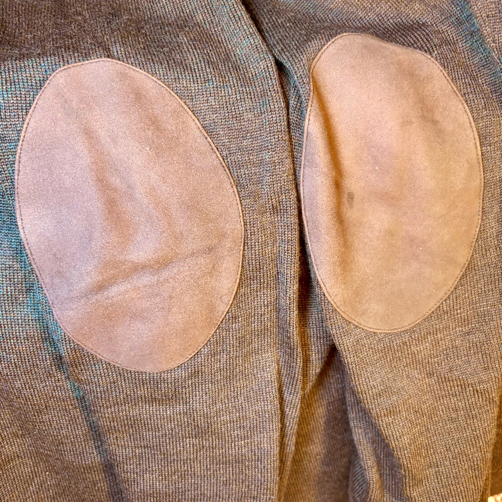 Brooks Brothers Elbow Patch Brown Sweater - Picture 5 of 6